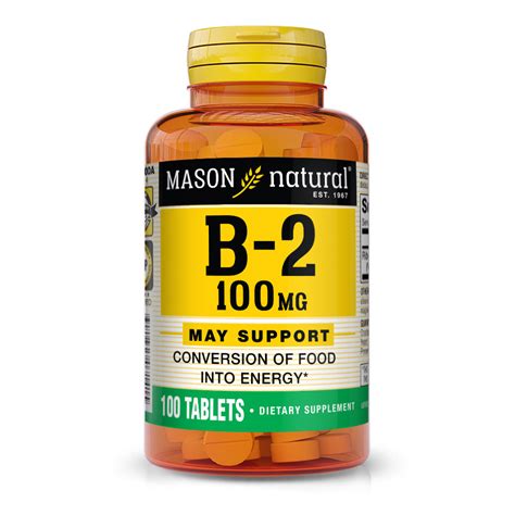 Vitamin B2 100 mg - Nutrients Best