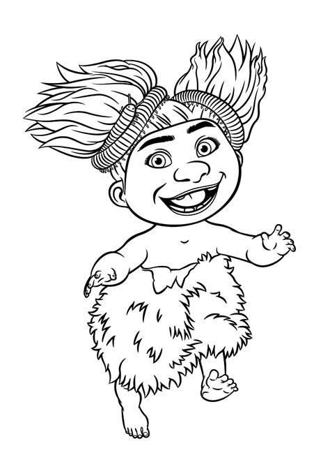 The Croods coloring pages to download and print for free