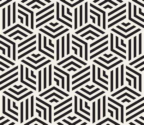 Black with white geometric abstract pattern vector 08 free download