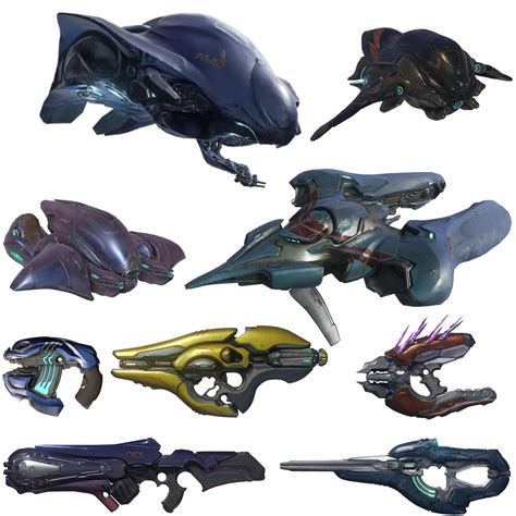 Appreciation post for the more aquatic art style of Halo 5's Covenant ...