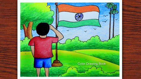 Independence day drawing, Easy drawing for beginners | Independence day ...