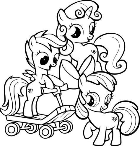 Bon Bon from My Little Pony Coloring Page - Free Printable Coloring ...