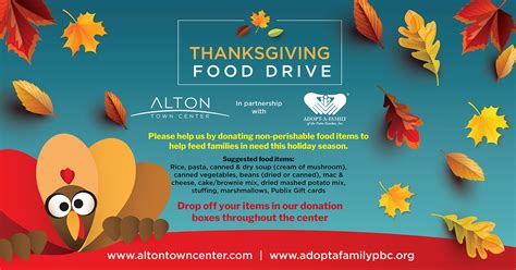 Thanksgiving Food Drive - Alton Town Center