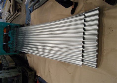 Galvanized Corrugated Roofing Sheets , Corrugated Steel Roof Panel For Wall