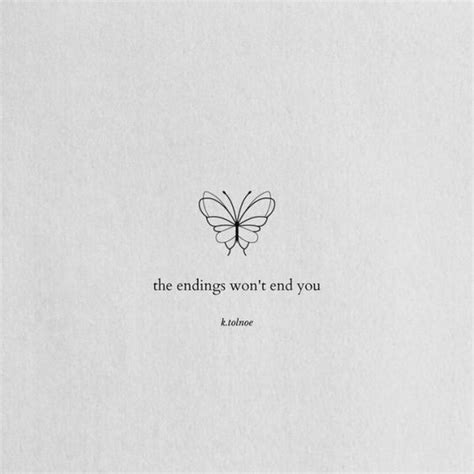 Inspirational Butterfly Tattoo Quote