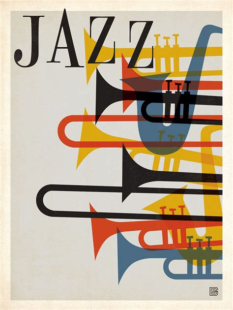 Jazz poster, Grafische posters, Kunst posters