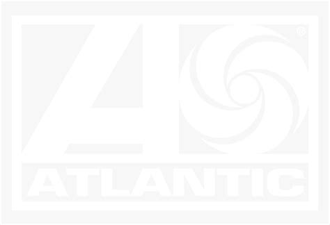 Atlantic Records Logo Black And White, HD Png Download - kindpng