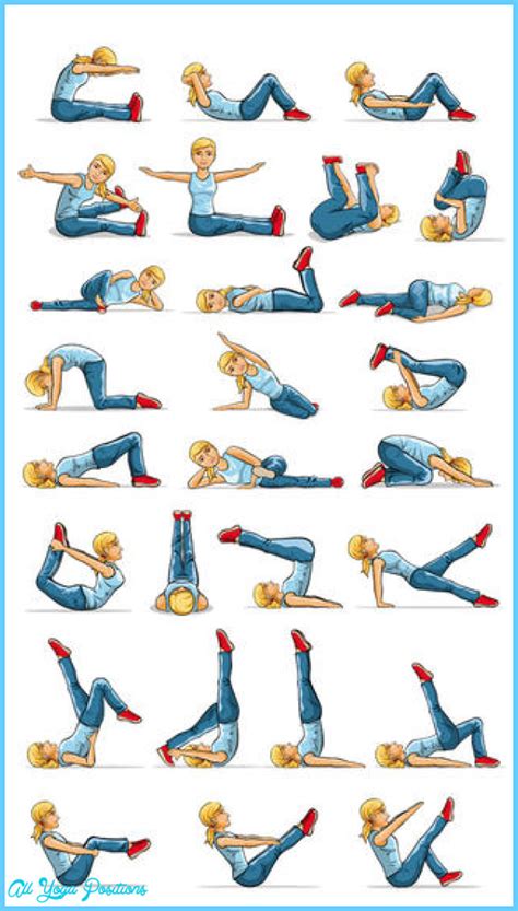 Pilates Exercises For Beginners - AllYogaPositions.com