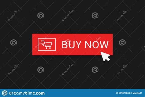 Buy now button stock vector. Illustration of consumer - 159373833