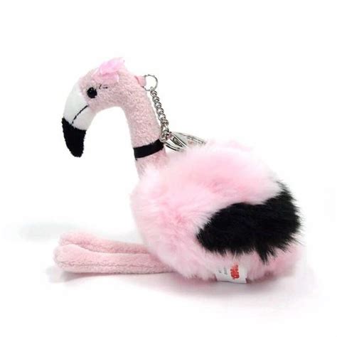 Flamingo - Plush Keychain | at Mighty Ape NZ