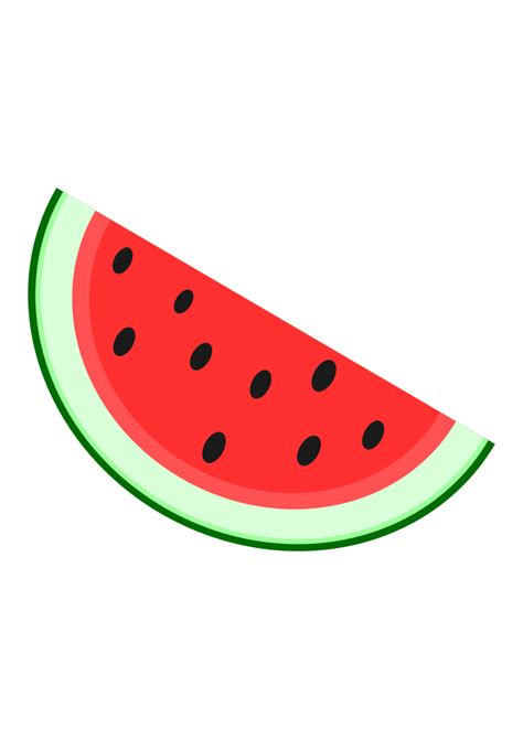 Watermelon Slice Clipart - free svg file for members - SVG Heart