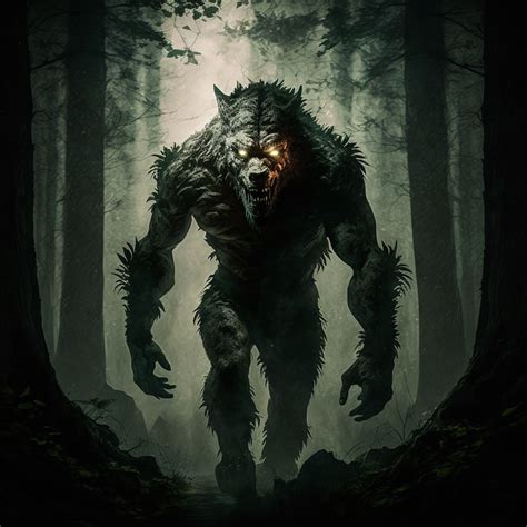 Werewolf in the dark forest by hackmau5 on DeviantArt