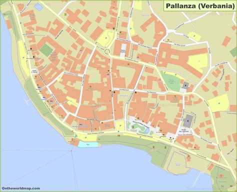 Verbania City Center Map (Pallanza)