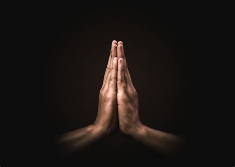 Premium Photo | Praying hands with faith in religion and belief in God ...