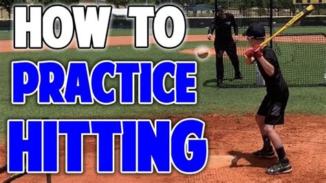 How To Practice Hitting | Routine Batting Practice Session (Pro Speed ...