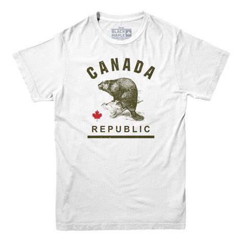 Canada Republic BEAVER T-shirt – Black Maple Trading Co.