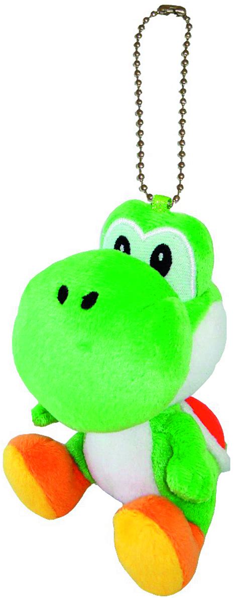 NOV132450 - SUPER MARIO BROS YOSHI 5IN PLUSH KEYCHAIN - Previews World