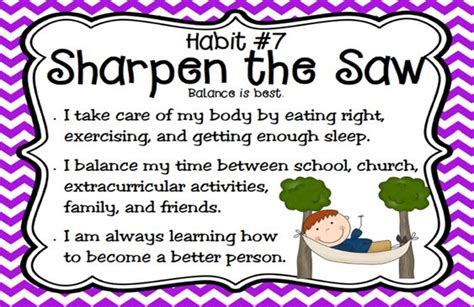 Leader in Me Habit #7: Sharpen the Saw | The Main Street Academy