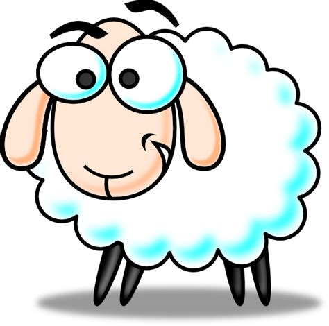 Funny Sheep Clip Art at Clker.com - vector clip art online, royalty ...