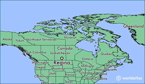 Regina Canada Map