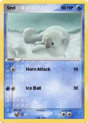 Pokémon Seel 21 21 - Horn Attack - My Pokemon Card