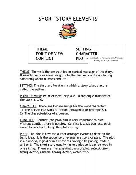 SHORT STORY ELEMENTS