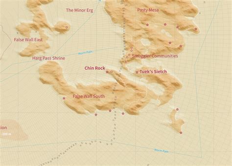 Dune Map. 3d Terrain Map of Arrakis. Dune Poster Arrakis - Etsy