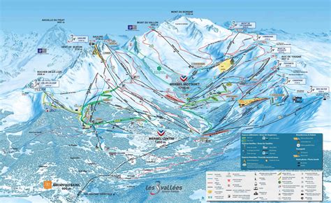 Meribel ski map