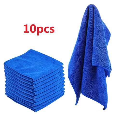 Microfibre Cleaning Cloths 10 PCS Multi-functional Microfiber Cleaning ...