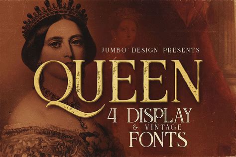 Queen - Display Font By Cruzine Design | TheHungryJPEG