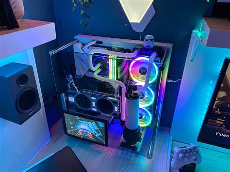 First water cooled system! #PC #Computers #Gaming | Pc gaming setup ...