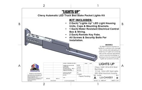 AUTOMATIC & KEYLESS LED TRUCK BED LIGHTS KIT AVAILABLE FOR CHEVY SHORT ...