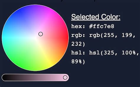 Color Picker with HEX, RGB, and HSL Code - Online Tools