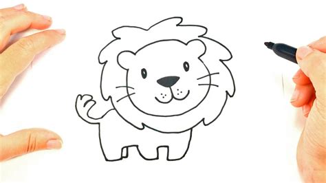 How To Draw A Lion Cartoon - Crazyscreen21