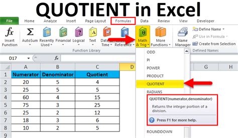 Excel Remainder: How to Get it With the Excel Mod Function