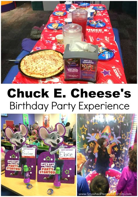 Chuck E. Cheese's Birthday Party Experience - Smashed Peas & Carrots