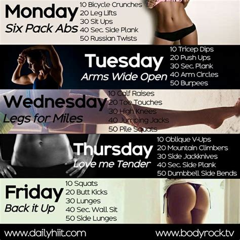 17 Best images about Daily Workout Routine on Pinterest | Fitness ...