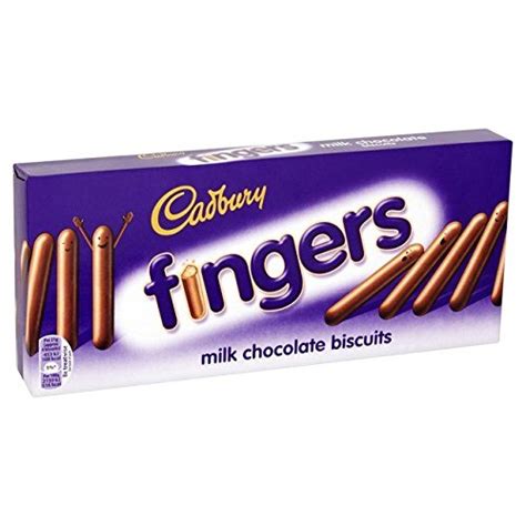 Amazon.com : Cadbury Milk Chocolate Fingers 114g - Pack of 6 : Grocery ...