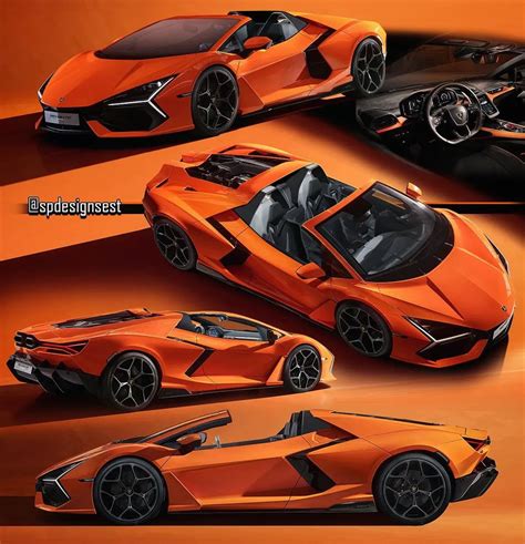 Lamborghini Revuelto Roadster Previewed in Unofficial Renderings ...