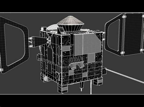 Mars Express Satellite 3D model | CGTrader