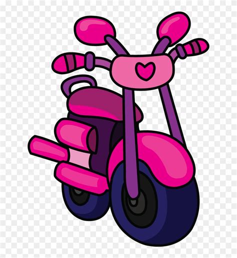 Drawing Motorcycle Cartoon - Drawing Of A Cartoon Motorbike - Free ...