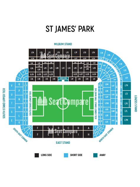 St James Park Seating Plan & Tickets | Seat Compare