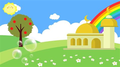 background animasi kartun bergerak background animasi masjid ramadhan ...