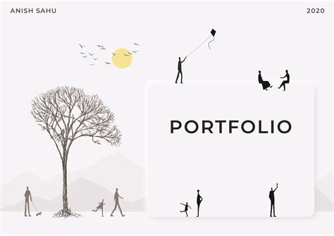 Professional Portfolio Cover Page Design