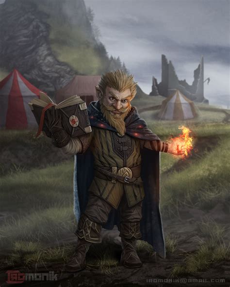 [Art] Gnome wizard Character Art : r/DungeonsAndDragons