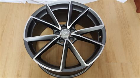 ALLOY WHEELS AUDI RS4 MODEL5477 19×8.5J ET45 5/112PCD MATT GREY ...