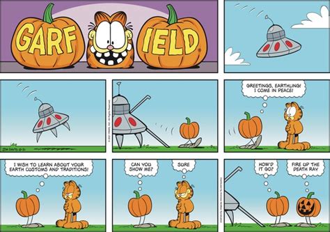 Garfield Halloween Comic Strips