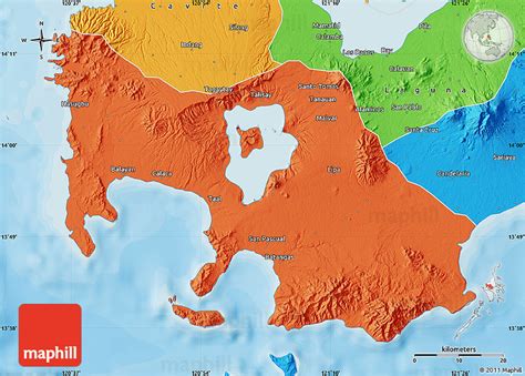 Political Map of Batangas