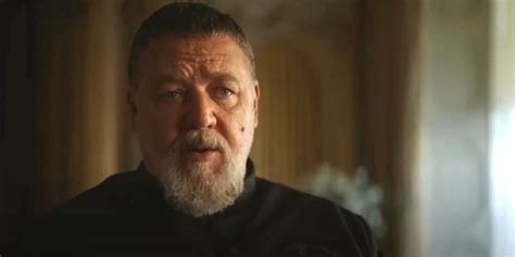 First "Pope's Exorcist" featurette introduces Russell Crowe as a demon ...