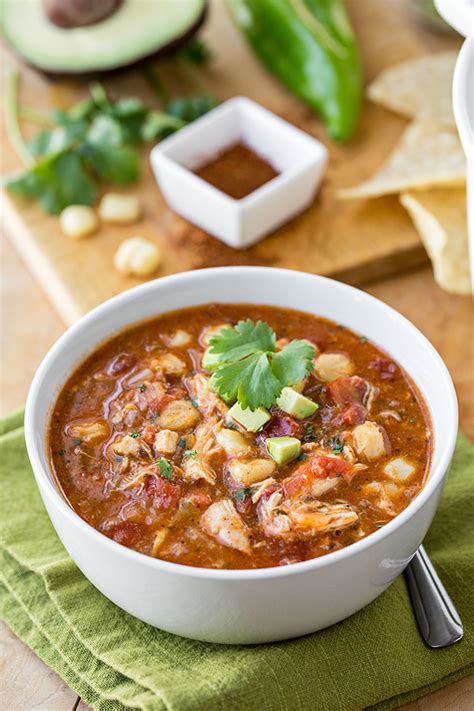 Mexican Chicken Stew with Hominy | The Cozy Apron